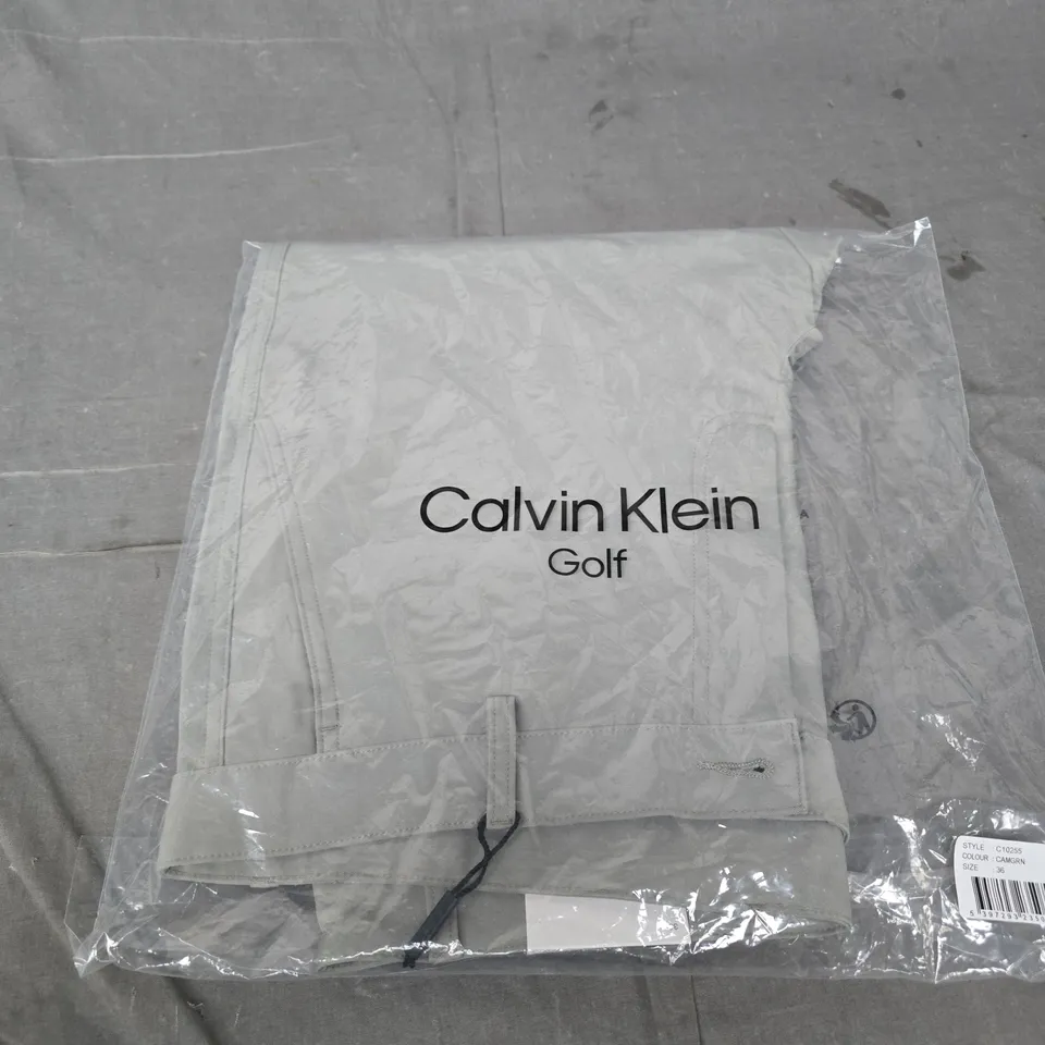 CALVIN KLEIN GOLF PANTS – CAMGRN, SIZE 36 (UK 36)
