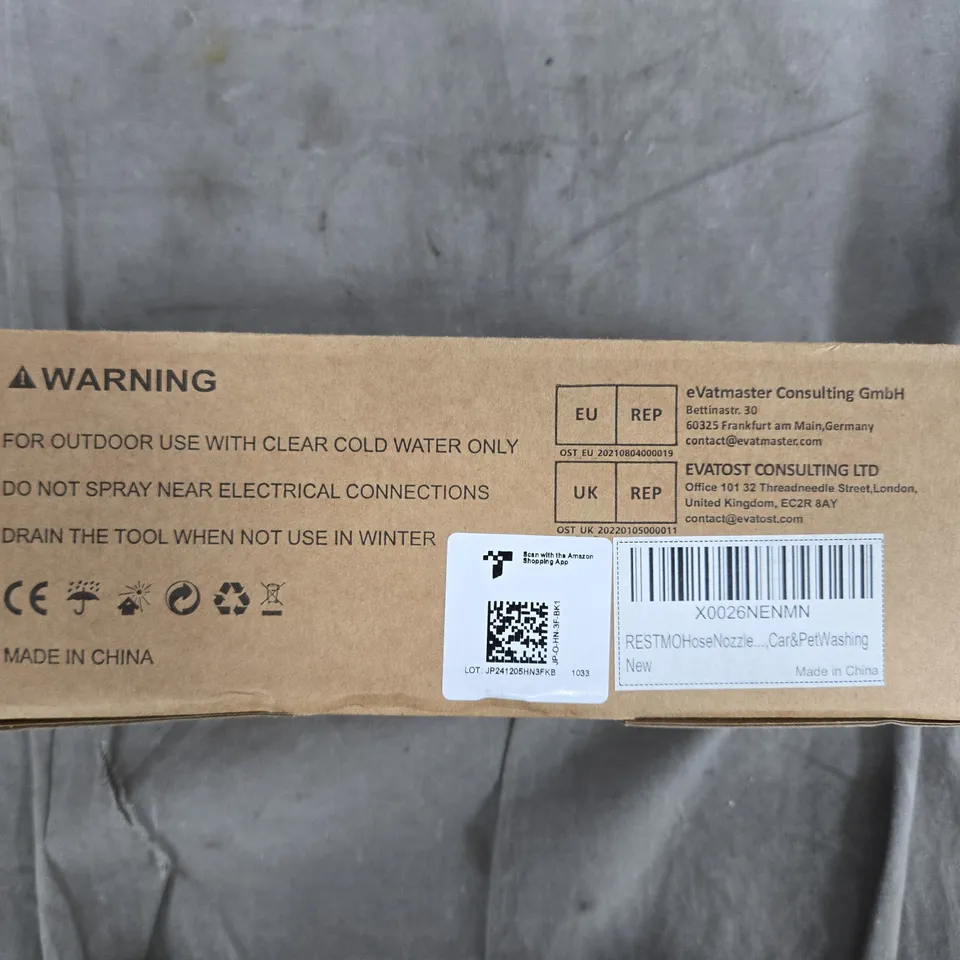 RESTMO METAL HOSE NOZZLE – HEAVY DUTY, MODEL 0-HN-3F