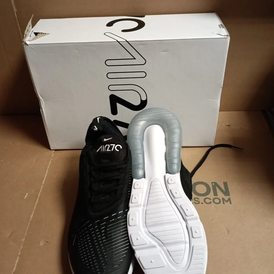 BOXED NIKE AIR MAX 270 SNEAKERS - UK SIZE 8 