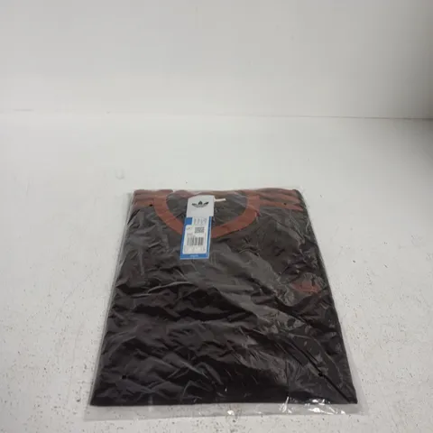 ADIDAS BLACK/BROWN T SHIRT UK 2XL
