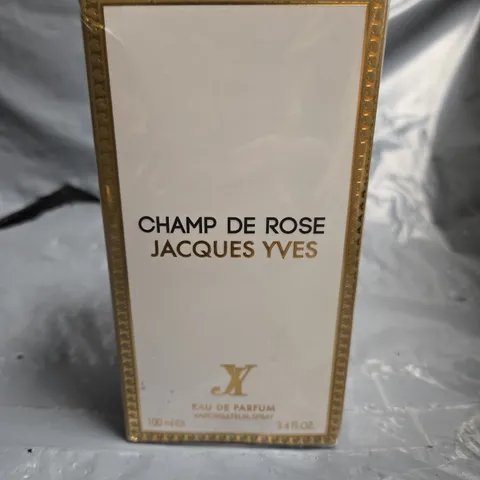 BOXED AND SEALED CHAMP DE ROSE JACQUES YVES EAU DE PARFUM 100ML