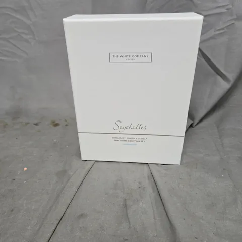 THE WHITE COMPANY SEYCHELLES MINI HOME SCENTING SET – BERGAMOT, AMBER & VANILLA