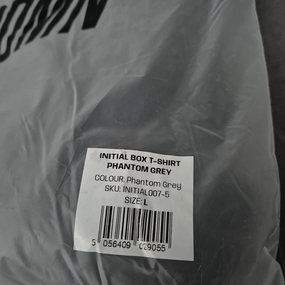 SIDEMEN INITIAL BOX T-SHIRT – PHANTOM GREY, SIZE L