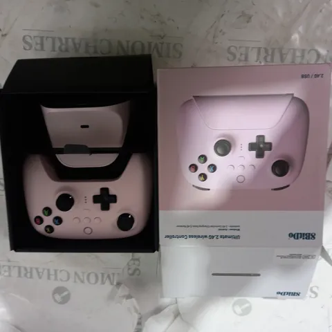 BOXED 8BITDO - ULTIMATE 2.4G WIRELESS CONTROLLER - PASTEL PINK EDITION