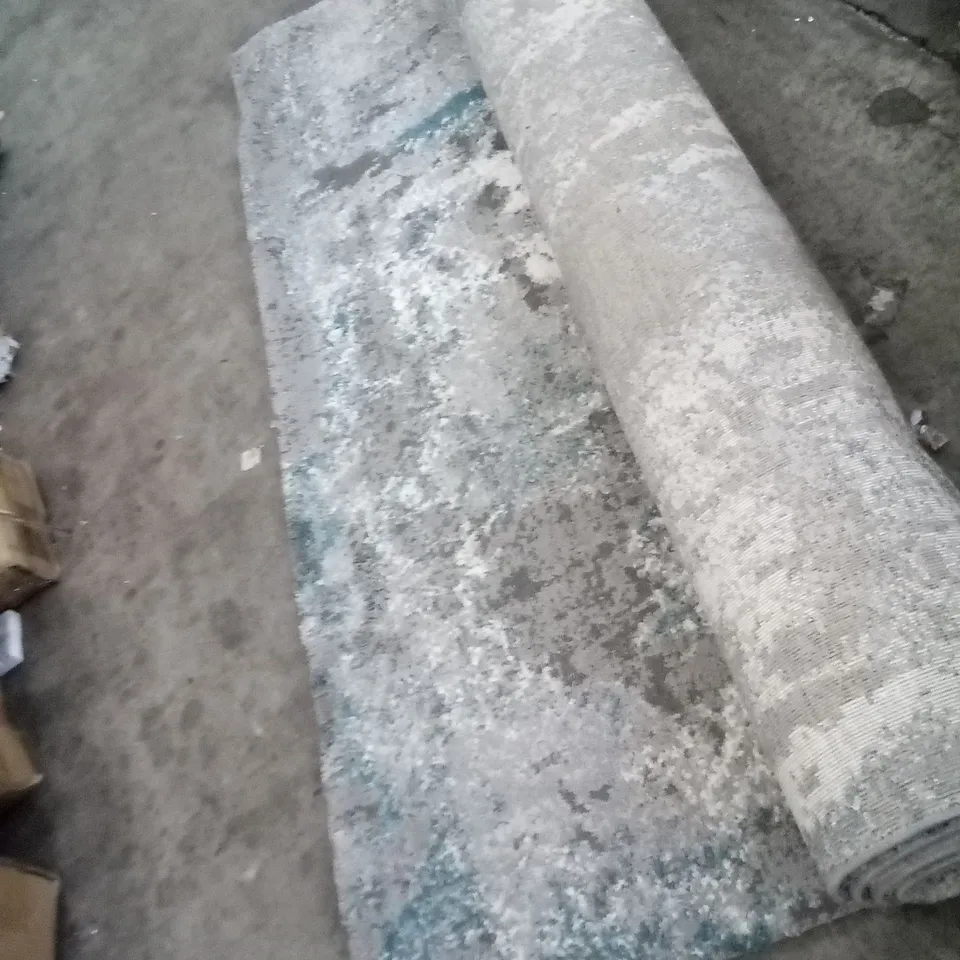 DIBBLE SHAGGY BLUE GREY RUG SIZE UNSPECIFIED 