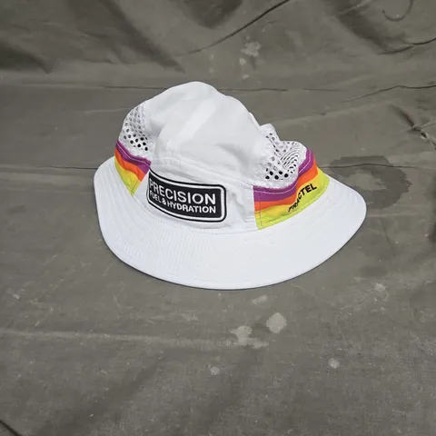 PRECISION FUEL & HYDRATION X FRACTEL BUCKET HAT IN WHITE MULTI