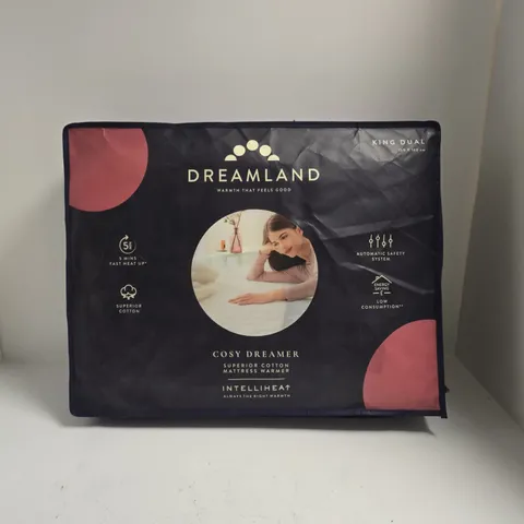 DREAMLAND COSY DREAMER SUPERIOR COTTON MATTRESS WARMER - KING SIZE