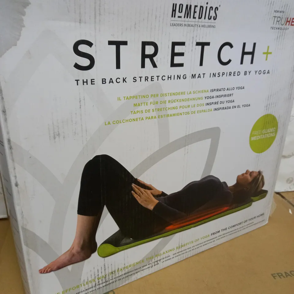 HOMEDICS STRETCH+ THE BACK STRETCHING MAT INSPIRED BY YOGA