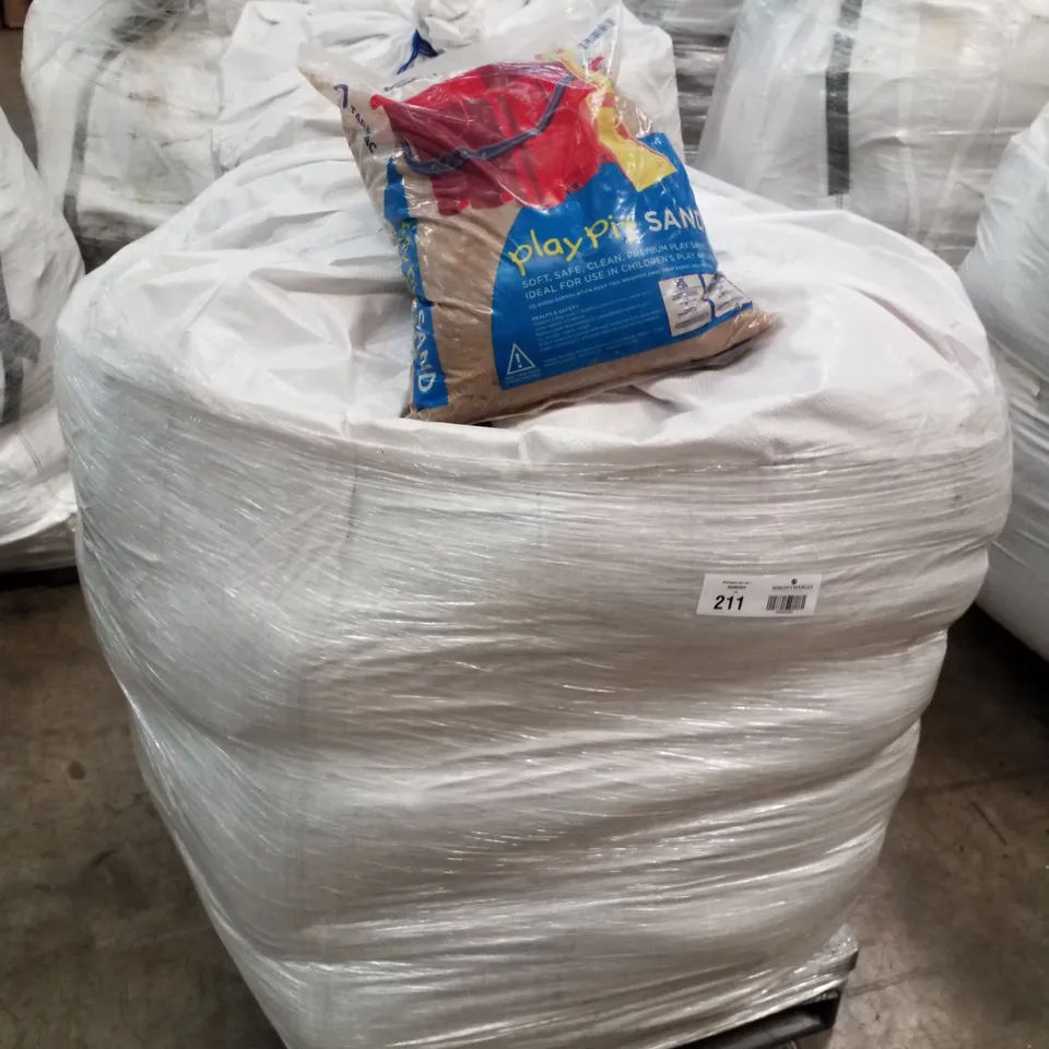 PALLET CONTAINING APPROXIMATELY 35 BAGS OF PLAY SAND