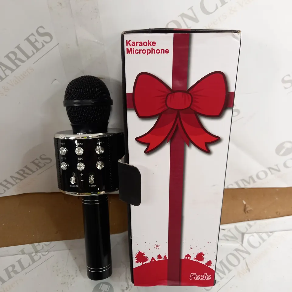 BOXED FEDE KARAOKE PORTABLE MICROPHONE 