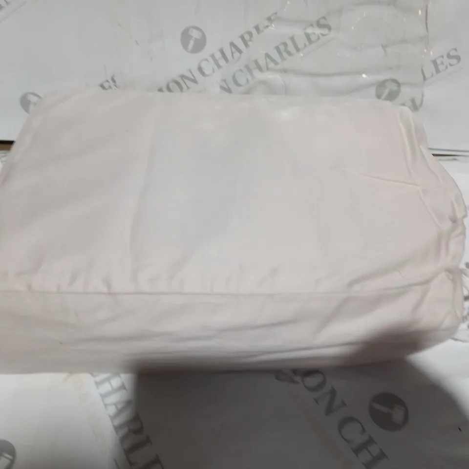 NORTHERN NIGHTS COTTON DOBBY STRIPE 4 PIECE DUVET SET - STONE, KING SIZE