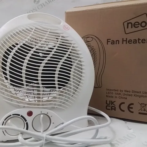 BOXED NEO FAN HEATER IN WHITE