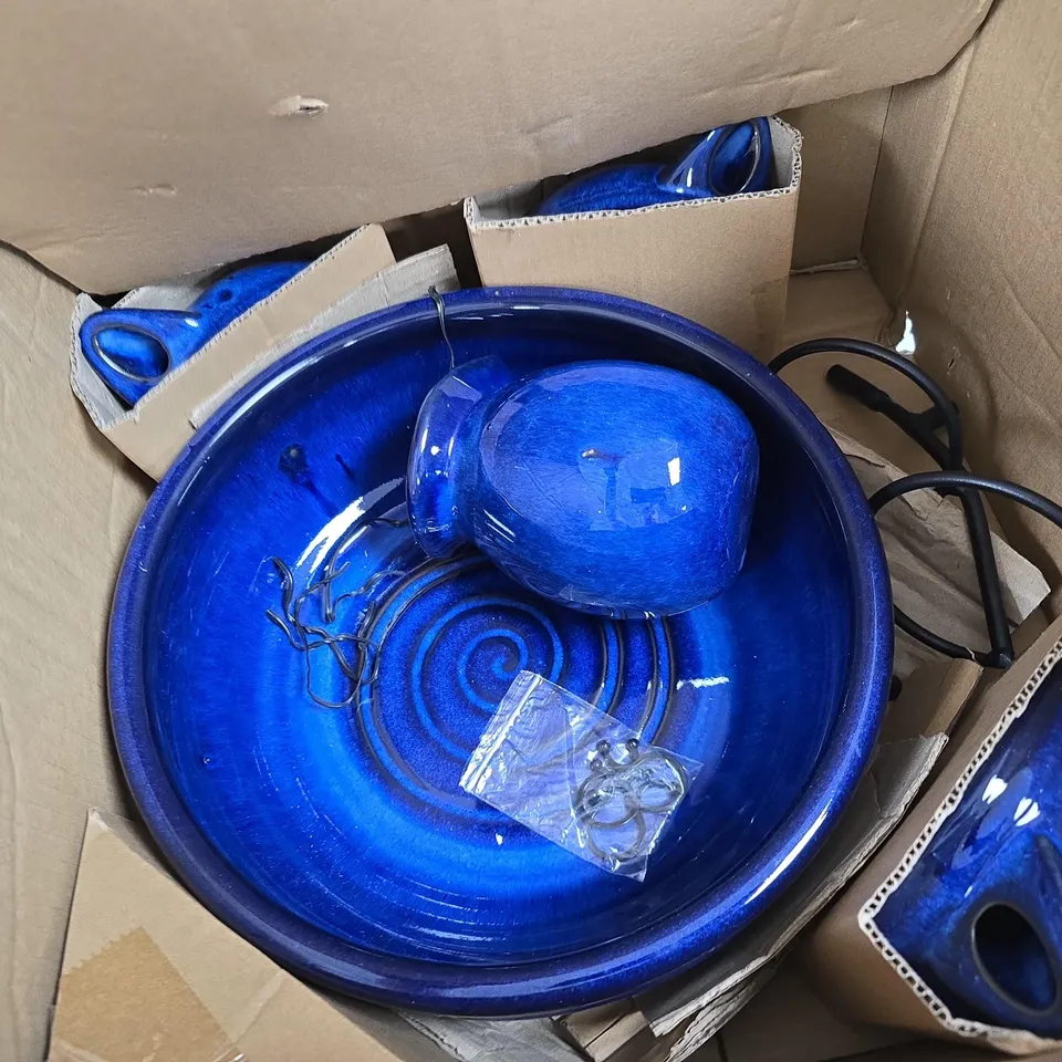 BOXED SMART SOLAR CERAMIC NEPTUNE WATER FEATURE