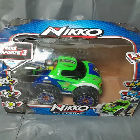 BOXED NANO VAPORIZR 3 NEON GREEN 8" - 20 CM REMOTE CONTROL CAR