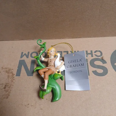 6 X GISELA GRAHAM LONDON JACK AND THE BEANSTALK DECORATION BOXED