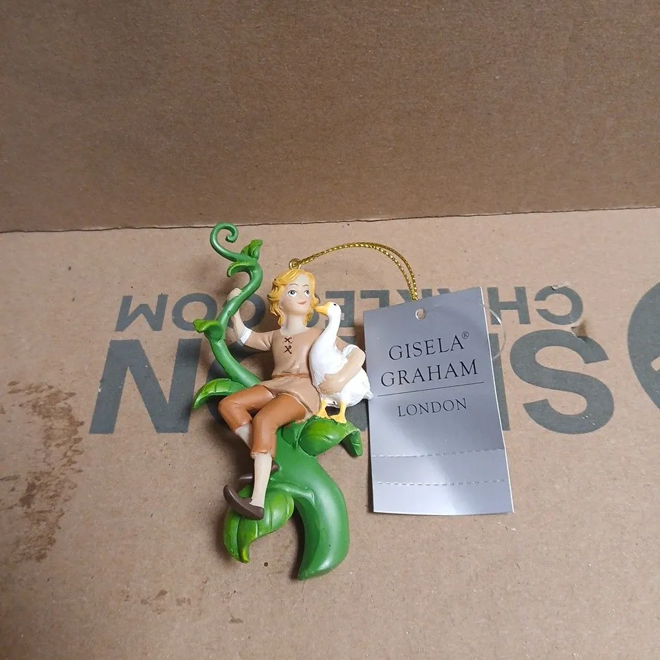 6 X GISELA GRAHAM LONDON JACK AND THE BEANSTALK DECORATION BOXED