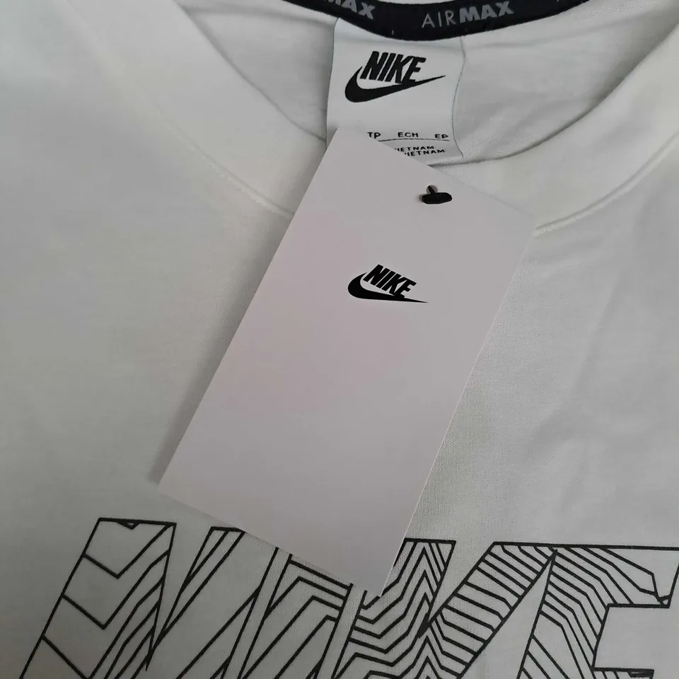 NIKE MENS AIR MAX TEE IN WHITE - XS