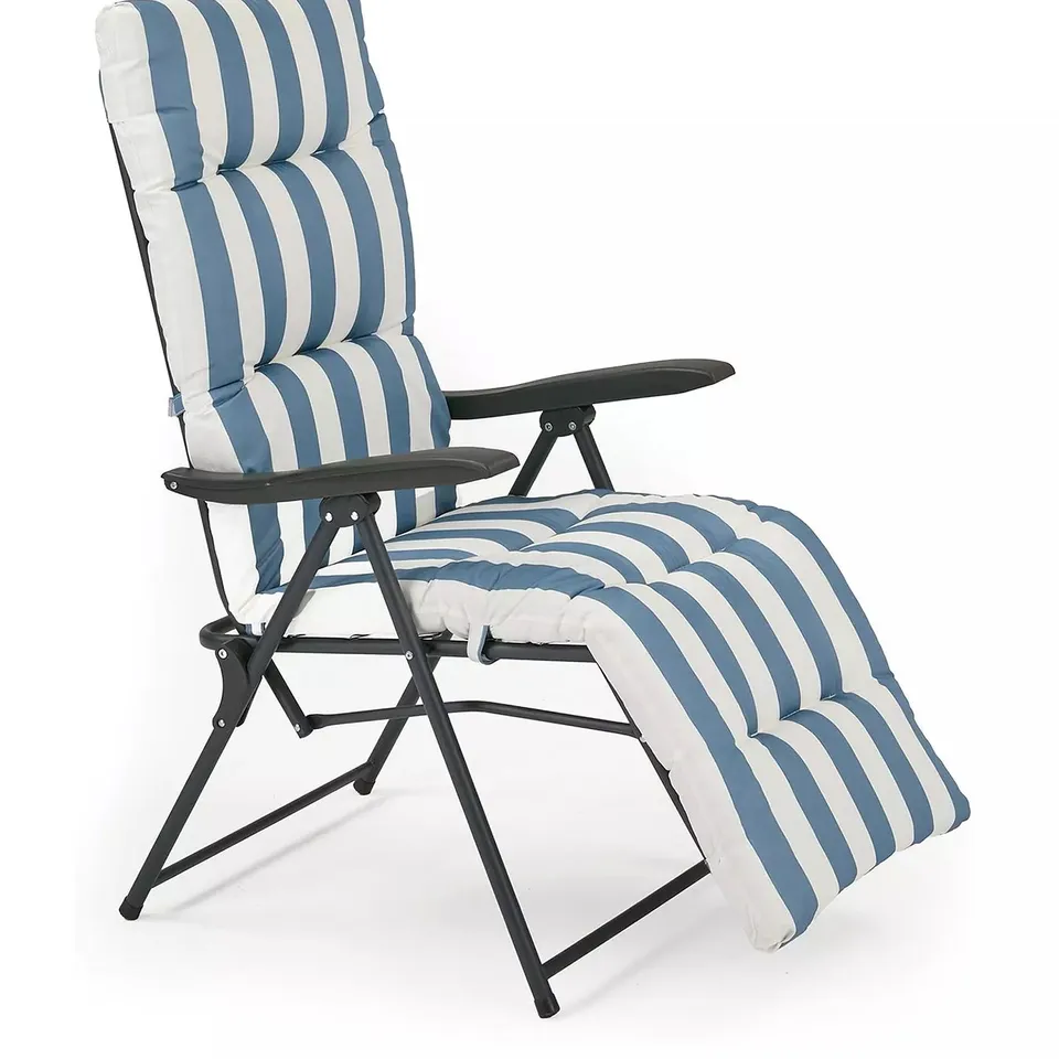 TORQUAY CUSHIONED SUN LOUNGER - COLLECTION ONLY