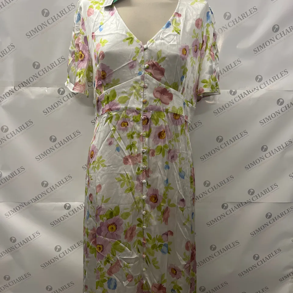 NOBODY’S CHILD ERIN MIDI DRESS IN MARCEL FLORAL SIZE 14