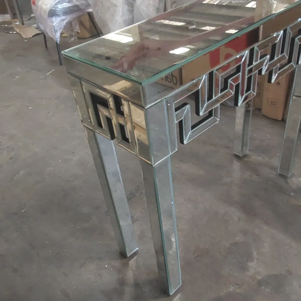 DESIGNER MIRRORED CONSOLE TABLE