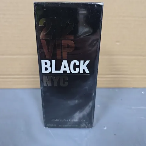BOXED AND SEALED CAROLINA HERRERA 212 VIP BLACK OWN THE PARTY NYC 100ML EAU DE PARFUM FOR MEN