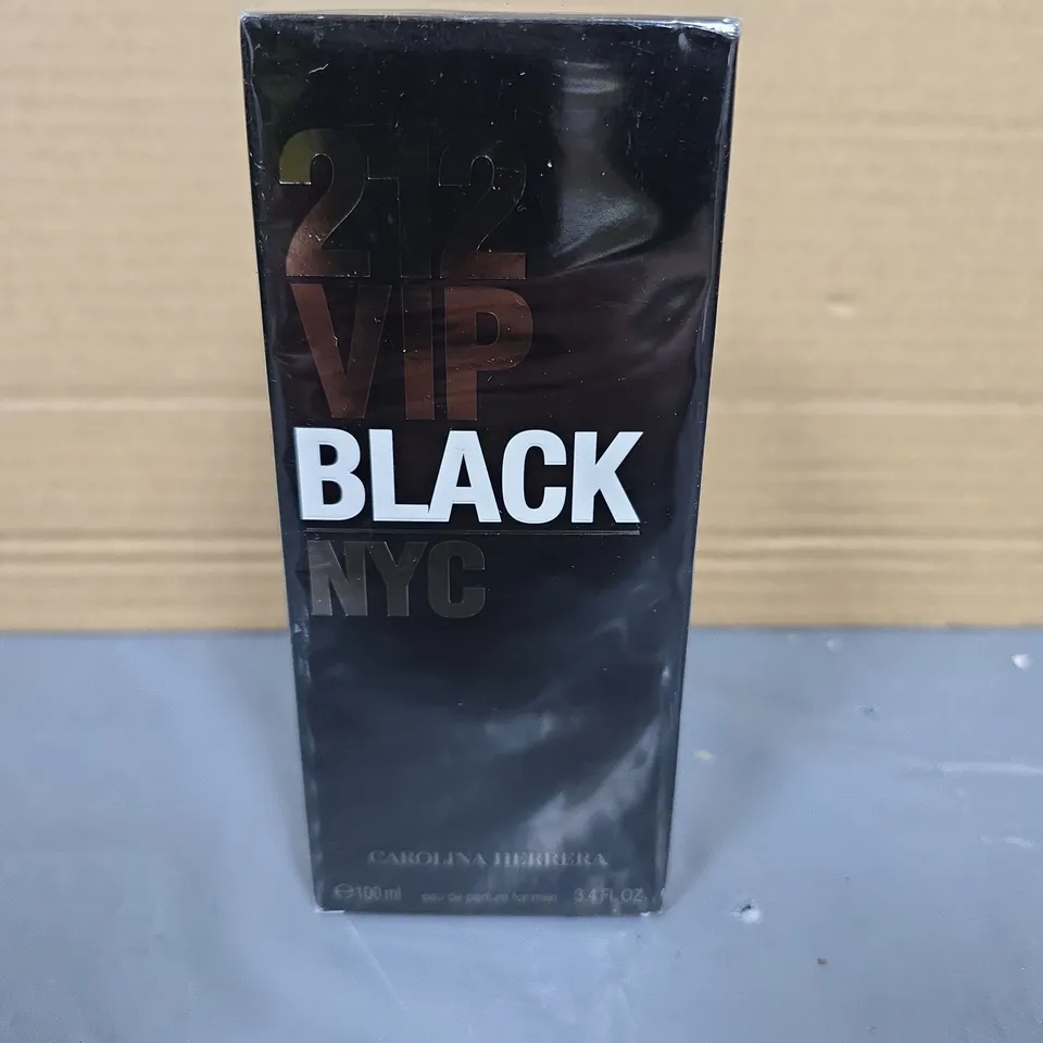 BOXED AND SEALED CAROLINA HERRERA 212 VIP BLACK OWN THE PARTY NYC 100ML EAU DE PARFUM FOR MEN