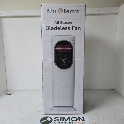 BOXED BLISS & BEYOND ALL SEASON BLADELESS FAN