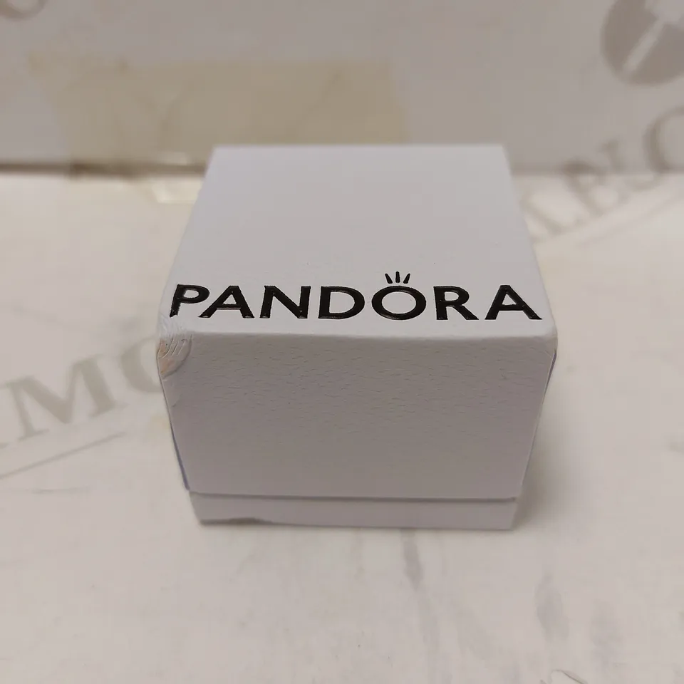 PANDORA SILVER SPARKLING LOGO WOMEN'S STUD EARRINGS S925 ALE