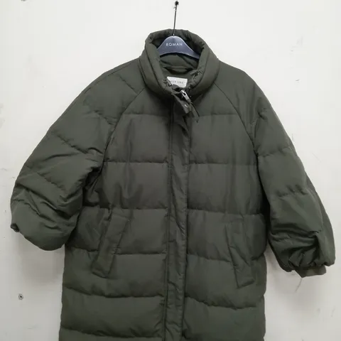 PERUNA WOMENS LONG PUFFER COAT - SIZE 14
