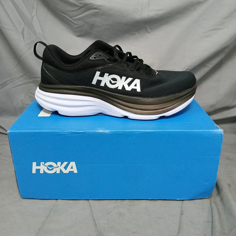 HOKA BONDI RUNNING SHOES – BLACK - SIZE 9.5