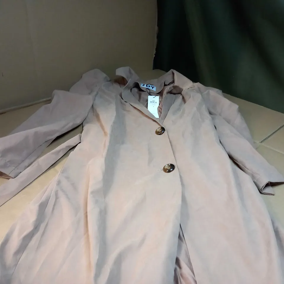 JDY ALMOND PETITE TRENCH COAT - MEDIUM