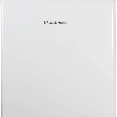 BOXED RUSSELL HOBBS TABLE TOP LARDER MINI FRIDGE 40L CAPACITY, QUIET RUNNING 39DB, REVERSIBLE DOOR, 0 TO 8 DEGREES MANUAL TEMPERATURE CONTROL, WHITE RHTTLF2E1W