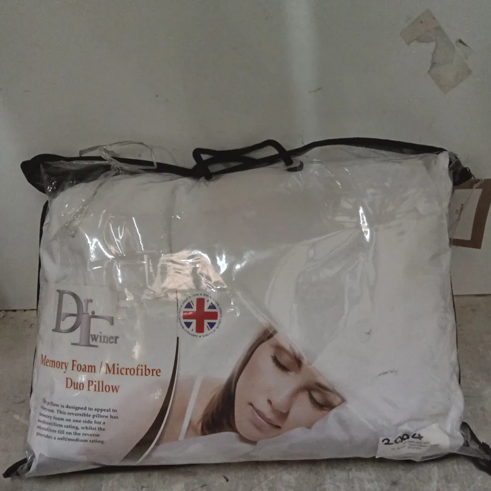 DR TWINER MEMORY FOAM DUO PILLOW