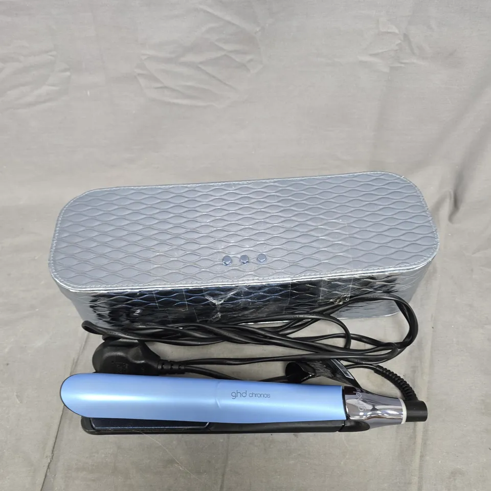 GHD CHRONOS HAIR STRAIGHTENER BLUE