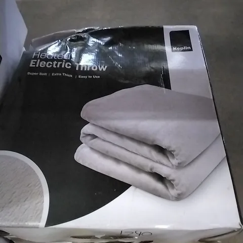 BOXED KEPLIN HEATED ELECTRIC THROW 