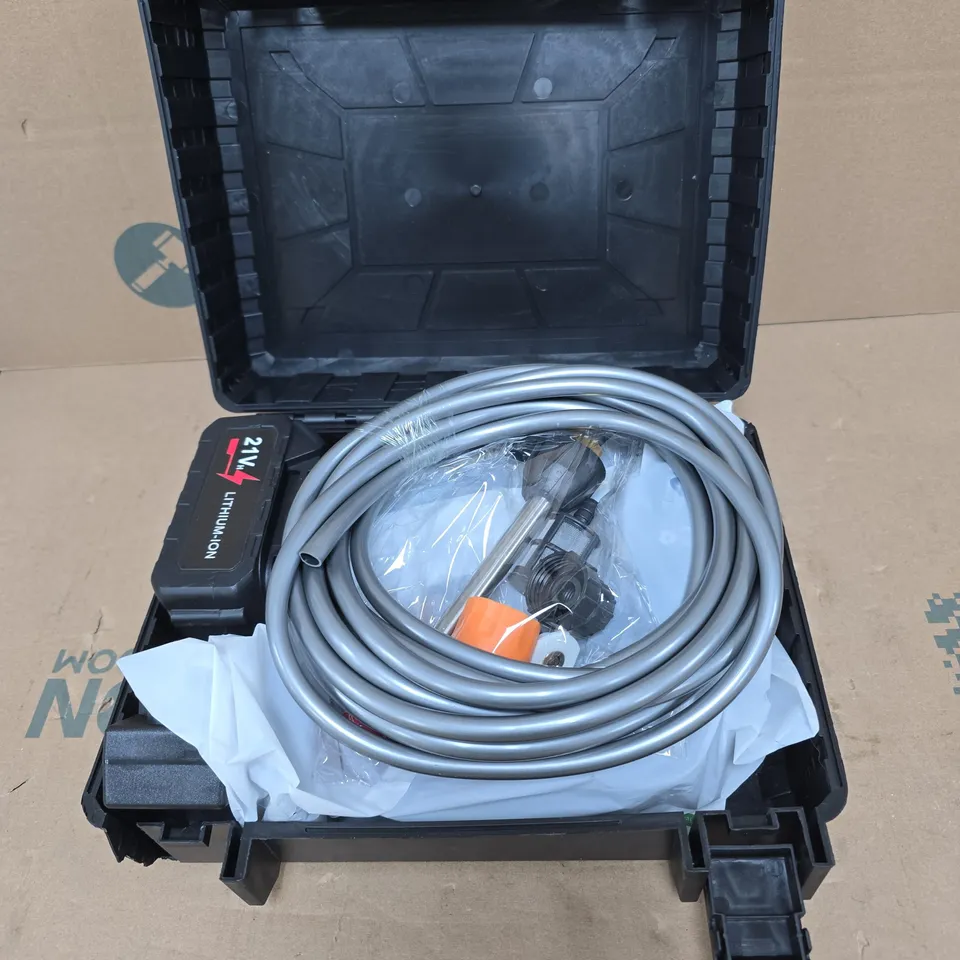 LIVMORE ELECTRIC CAR WASHING MACHINE IN BLACK CASE UNBOXED