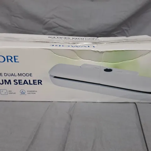 LIVMORE VACUUM SEALER – FRESH MATE DUAL-MODE, BOXED WITH BAGS AND MANUAL