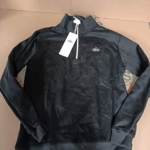 ALO YOGA JACKET IN BLACK - SMALL