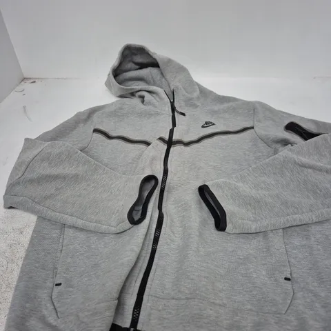 NIKE GREY ZIP HOODIE β SIZE L