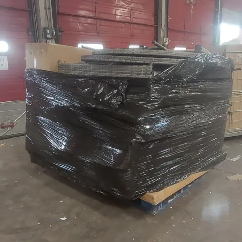 PALLET CONTAINING A VERY LARGE QUANTITY OF ASSORTED DESIGNER GARDEN FURNITURE PARTS