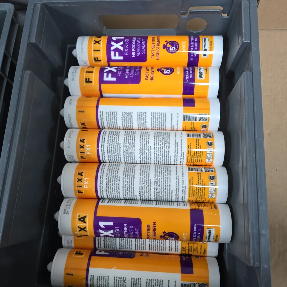 APPROXIMATELY 12 FIXA FX1 FIX & GO – 290ML CARTRIDGE WHITE