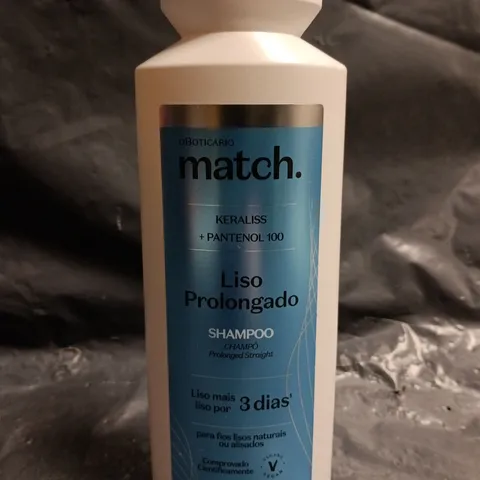 OBOTICΓRIO MATCH LISO PROLONGADO SHAMPOO (300ML)