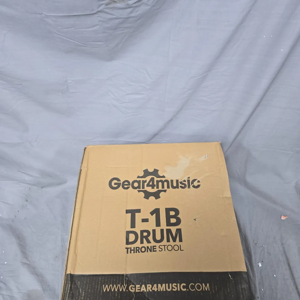 GEAR4MUSIC T-1B DRUM THRONE STOOL – BLACK