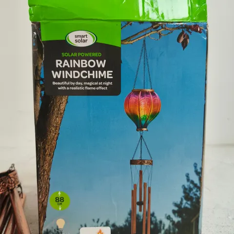 SMART SOLAR RAINBOW WINDCHIME β SOLAR-POWERED GARDEN ORNAMENT