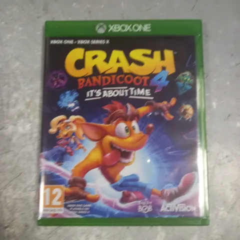 XBOX ONE CRASH BANDICOOT IT'S ABOUT TIME