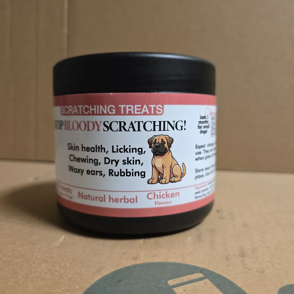 DOG SCRATCHING TREATS - CHICKEN FLAVOUR, NATURAL HERBAL