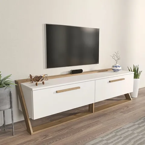 BOXED HOMANS TV STAND FOR TVS UP TO 65" 