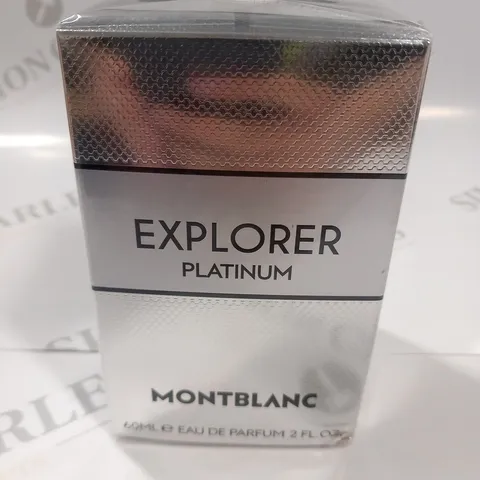 BOXED AND SELAED EXPLORER PLATINUM MONTBLANC EAU DE PARFUM 60ML