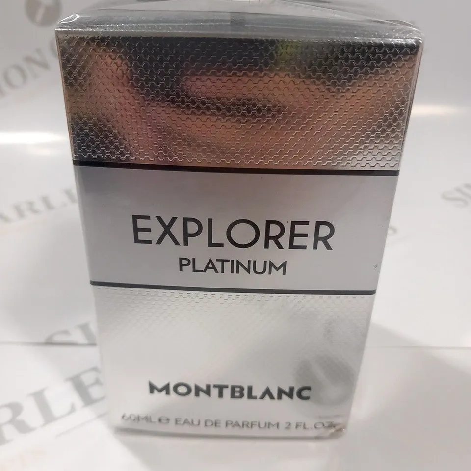 BOXED AND SELAED EXPLORER PLATINUM MONTBLANC EAU DE PARFUM 60ML