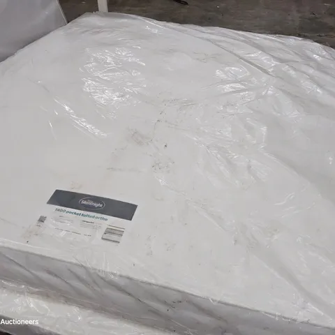 QUALITY BAGGED SILENTNIGHT 6' SUPER KINGSIZE 1400 POCKET TUFTED ORTHO MATTRESS
